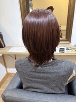 ティピ(tipi)&nbsp;くびれヘア×ピンクカラー☆宿里沙也香