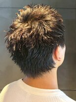 ディスイズバーバー(THIS IS BARBER)&nbsp;メンズショート ツーブロック 束感 アップバング 20代 【札幌】
