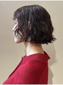 髪質改善20代30代40代大人可愛いボブパーマ