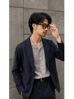 ネイヴィル(navile)&nbsp;ナチュラルパーマ×ビジネスセンターパート
