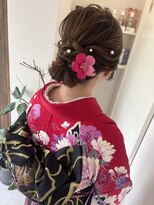ウヌ(unu) 結婚式ヘアアレンジと着付け