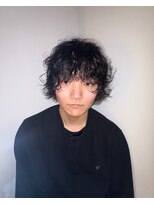 ビハインドザカーテン(BEHIND THE CURTAIN)&nbsp;【癖毛風パーマ】ボブ×メンズスタイル