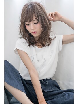 リコ アトリエ 成田公津の杜(RICO atelier) ゆる質感×外はねフェザー☆ひし形MIXカールミディ