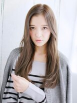 ヘアメイク ナル(hair make nalu)&nbsp;かきあげナチュラルストレートスタイル