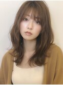 《Agu hair》肌までキレイに見える◎ふんわりレイヤー