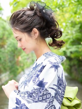 ローラ 本店(Rola) ビックリボンの浴衣ヘアー　ヘアセット