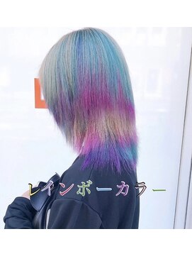 トリプルエイチフォーヘアー 国分店(HHH for hair) ☆レインボーカラー☆
