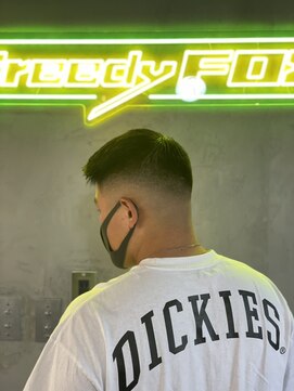 グリーディーフォックス 代々木(Greedy FOX) かき上げヘア/サイドパート/韓国マッシュ/フェードカット/代々木