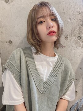 ルービック 和歌山(Rubik's) 大人可愛いハイトーンウルフヘア