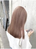 外ハネボブ/グラデーションカラー/ペールベージュ[表参道駅]