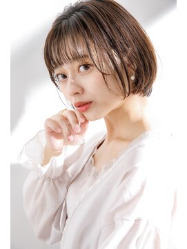 リノナ(Linona) 20代 30代 40代 顔まわりフリンジバング ボブ 【LINONA】