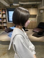 リブロ(liblo)&nbsp;【顎ラインボブ×深めグレー】