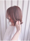 淡×濃バイカラーピンク