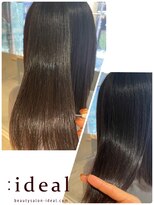アイディール(:ideal)&nbsp;髪質改善、酸熱トリートメントで艶髪へ☆