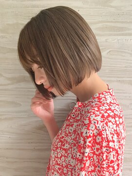 デザート(Des.Art) 【福岡赤坂警固】20代30代40代大人チョコレートカラー正統派ボブ