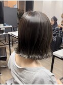 ハイライトカラーブリーチフェミニンナチュラルデザインカラー