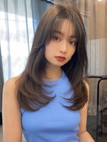 アリュウル 表参道 青山(Allure)&nbsp;褒められる。憧れ韓国ワンカール/顔まわりカットレイヤーカット