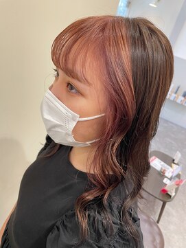 アムール(Amour) フェイスフレーミング♪【インナーカラー/八王子】