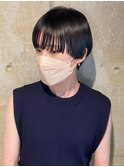黒髪スキニーマッシュショート【liblo】