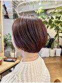 イメチェン/ピンクベージュ/似合わせカット[銀座/東銀座/日比谷]