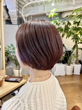 ノル(Knoll) イメチェン/ピンクベージュ/似合わせカット[銀座/東銀座/日比谷]