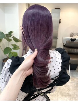 ヲタク(wotaku.) ボルドーカラーピンクラベンダーカシスカラー暖色ダブルカラー