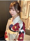 袴 ＋  chignon @Nene