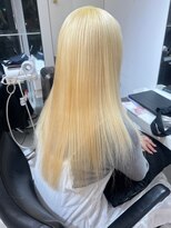 ランテルディ 渋谷(LANTERDIT)&nbsp;ブロンドヘア　ペールイエロー　スーパーロング