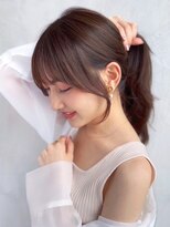 プラチナ(PLATINA)&nbsp;顔周りカット/韓国風/小顔サイドバング/小顔カット/丸顔/面長