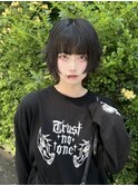 シャギーウルフ／シャギーカット／中性ヘア／中性ウルフ