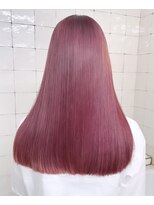 フウ(fuh)&nbsp;ピンクカラー/ロング/ブリーチ/ブリーチカラー/ハイトーン