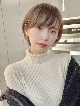 アイドットプラス 表参道(i.+omotesando) 流し前髪小顔つや髪顔まわり簡単スタイリングショートボブヘア