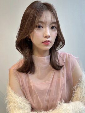 ユーフォリア 銀座(Euphoria) チョコレートブラウン　くびれヘア　透明感　シースルーバング