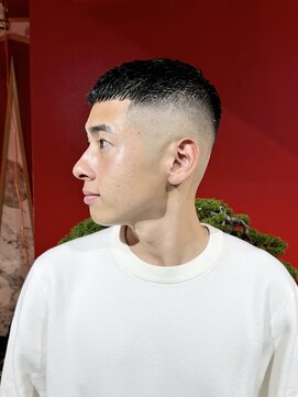 メリケンバーバーショップ トーキョー(MERICAN BARBERSHOP TYO) スパイキーショート/スペインカール/クロップヘア【嶋壽】227