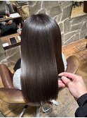 ナチュラル風ツヤ髪ストレート