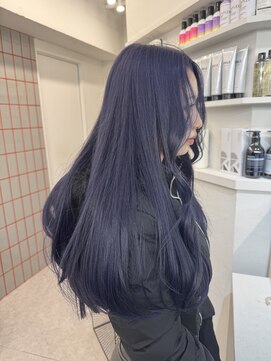 ペレ 渋谷(PELE) イメチェン/ホワイトブロンド/外ハネボブ/ワイドバング/渋谷