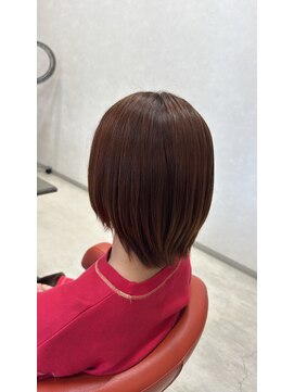 ベリーヘアデザイン ピンクブラウン