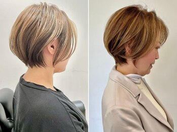 ジエクト 心斎橋の写真/『お洒落な白髪染め』自然に白髪に馴染むお洒落なカラーデザインをご提案◎1ランク上のグレイカラー心斎橋