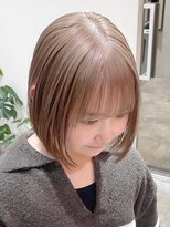 ニトバイアンキシム(nit by ahnkism)&nbsp;外国人風ミルクティーベージュケアブリーチ堀江