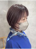 クラゲヘアー/小顔に見せるヘア/ココアベージュ/鶴ヶ峰SK115