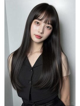 プライズ 池袋店(prize) 20代30代◎韓国風ロングレイヤー×髪質改善縮毛矯正