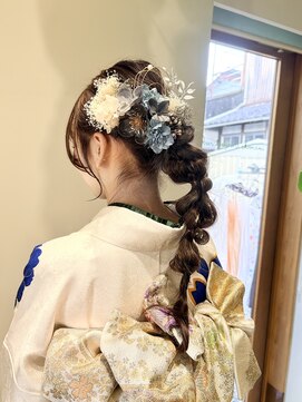 プールト ジュール モナミ(pourtoujours monami) あみおろし/ドライフラワー