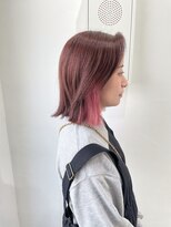 ミュー(Mu)&nbsp;インナーカラー　ピンクベージュ　ピンク