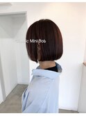 クラシックなミニボブ