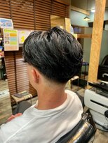 スタンドバーバー 柏(STAND BARBER)&nbsp;リバースセンターパート/ニュアンスパーマ/ダウンバング/柏
