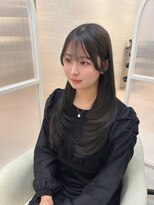 ボンドストーリーノヴァ(Bond Story nova) ワンカールで可愛いレイヤーカット×オリーブグレージュ