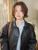 カシェ ナカザキ(CACHE NAKAZAKI) ミニボブ/ボブ/ウォームブラウン
