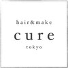 ヘアーアンドメイク キュアー(hair&make cure)のお店ロゴ