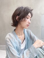 ケイト(kate)&nbsp;kate大宮　グレーアッシュ×かきあげバング