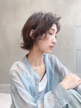 ケイト(kate) kate大宮　グレーアッシュ×かきあげバング